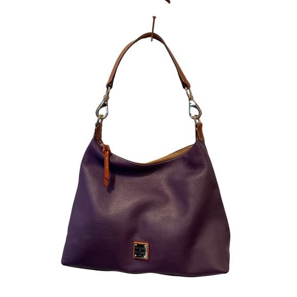 Dooney & Bourke Pebble Grain Leather Hobo Shoulder Bag. Product code J13545399 - Picture 3 of 11